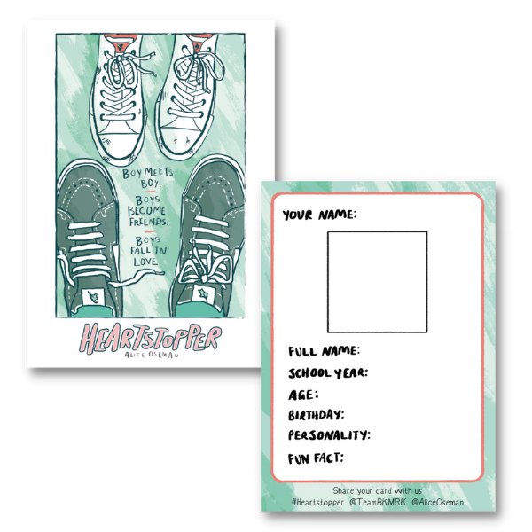 Heartstopper postcard